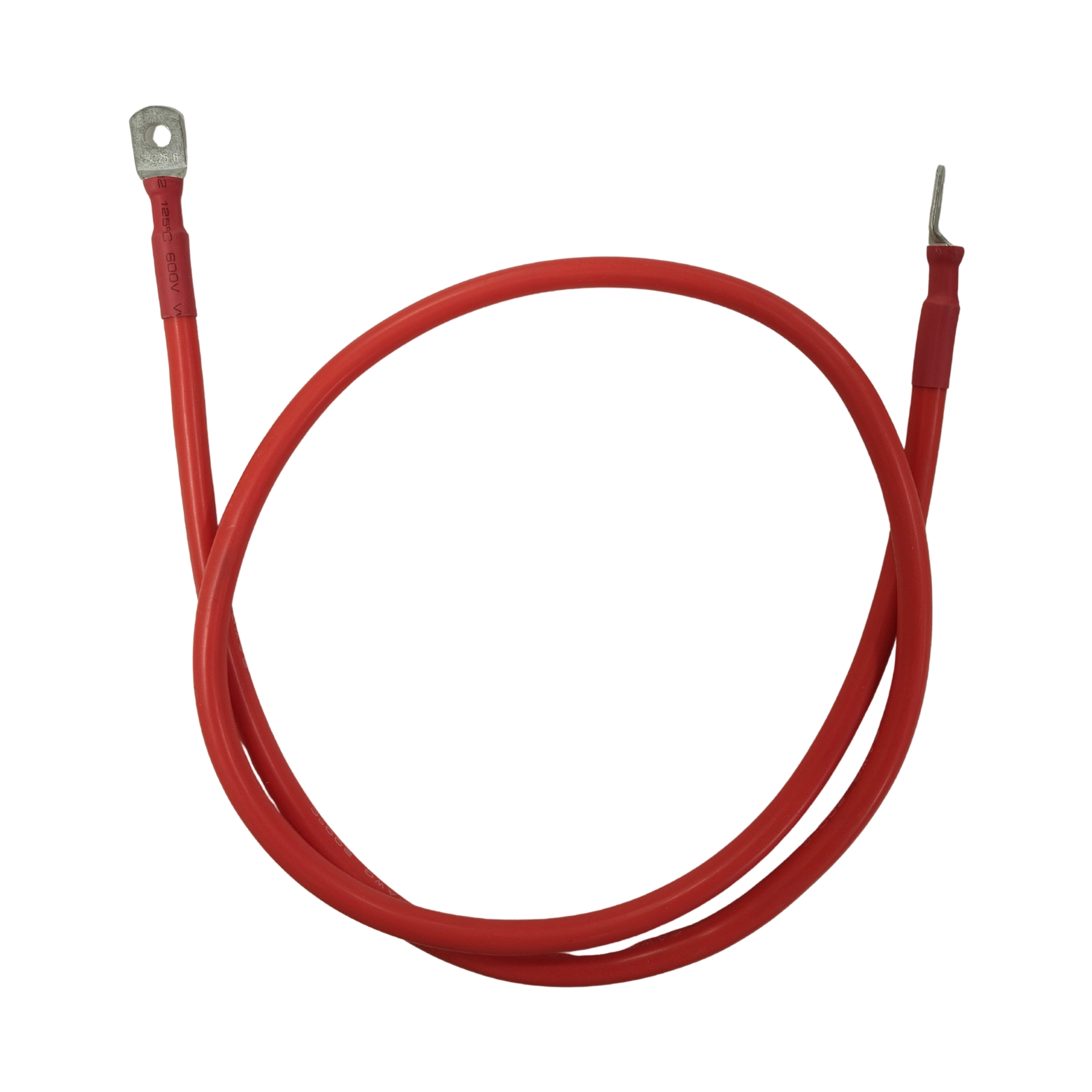 SILICONE WIRE 6AWG RED (SC25-6LUGS) 1000MM